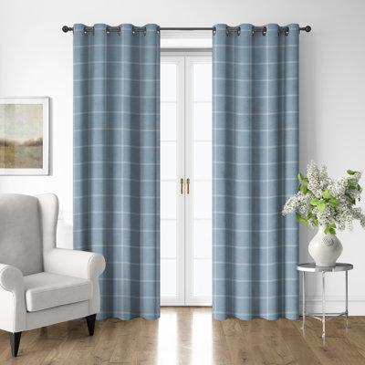 95 to 104 Inch Check & Plaid Curtains & Drapes You'll Love | Wayfair
